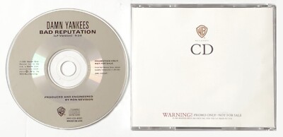 DAMN YANKEES *VG+* ''BAD REPUTATION'' 1990 US WARNER BROS. PROMO CD SINGLE