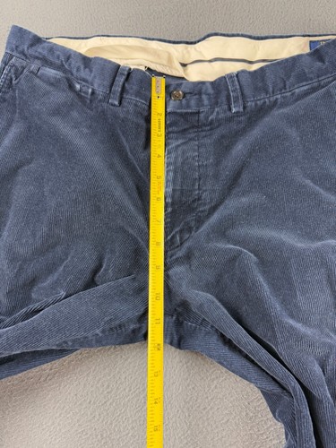 Polo Ralph Lauren Pants Men's 38x32* Blue Corduroy Casual Classic Fit Preppy - Picture 8 of 11