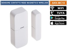SENSORE CONTATTO MAGNETICO REED WIRELESS  PER SISTEMA DI ALLARME ATLO-AZ-WG13A-T