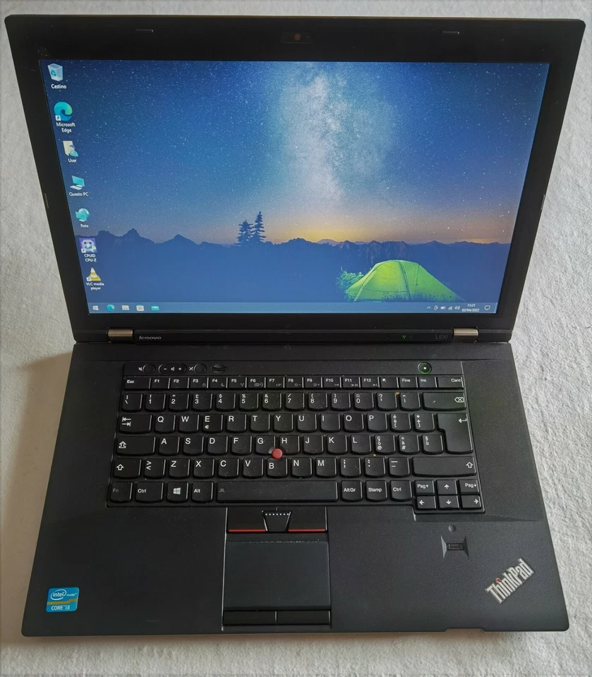 Lenovo ThinkPad L530 · i3-3210M · 8GB · 128GB, foto 1 di 5