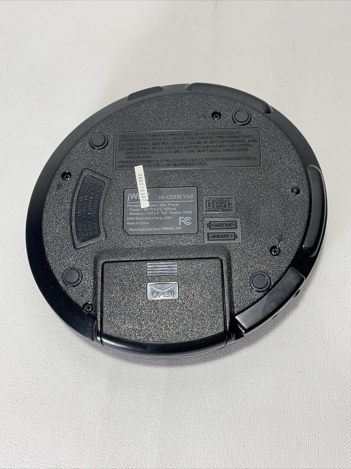 Jwin Portable CD Player- JX-CD335 V2.0-Blue