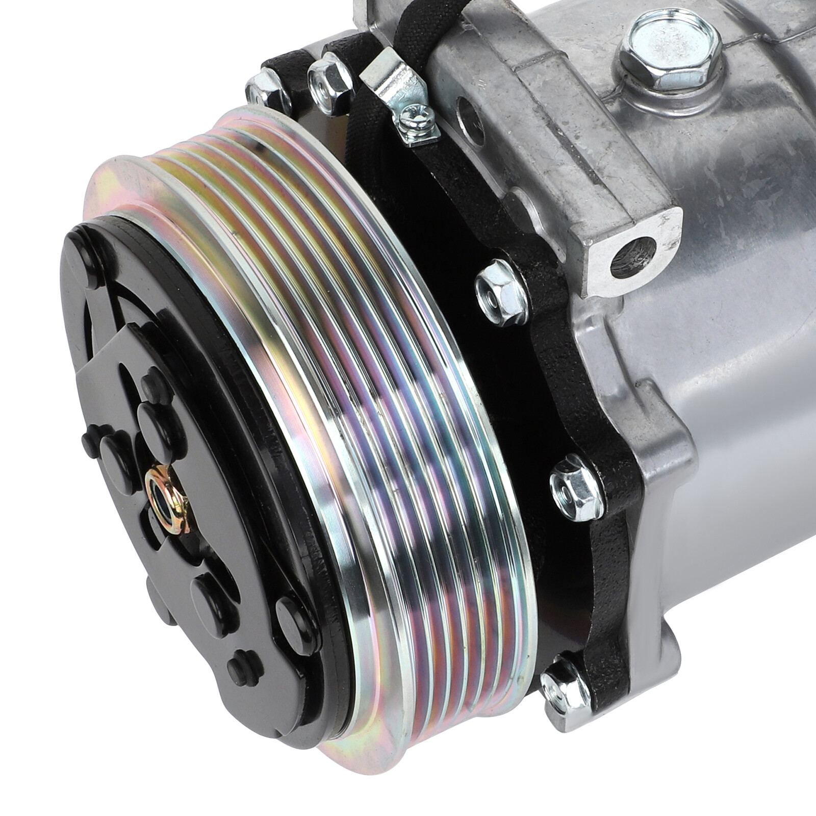 A/C AC Compressor and Clutch For Volvo VNL VNM VT 12.1L 12.8L 14.9L 16 ...