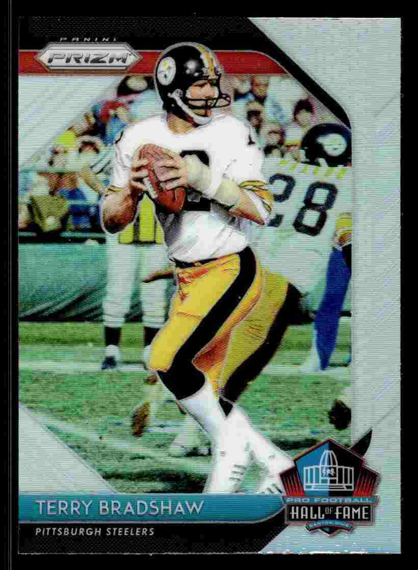 2018 Panini Prizm Hall of Fame Prizm Terry Bradshaw #HOF-7 - Pittsburgh Steelers