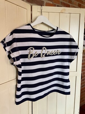 Luxusteil T-Shirt von Elsy Girl Gr. 152 / 12 Jahre mit Perlen und Glitzer