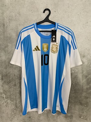 ARGENTINA 2024-25 HOME FOOTBALL SHIRT #10 MARADONA ADIDAS NATIONAL