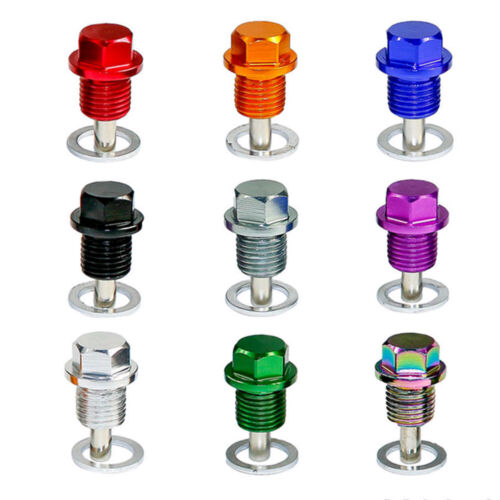 M14x1.5MM Engines Magnetic Oil Drain Plug Screw Nut Bolt Oil Drain Sump Nuts - Foto 4 di 12