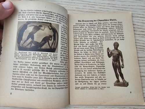 Olympiade Olympia 1936 PRE WW2 Original Germany German Booklet 1st Top Brass ... - Bild 5 von 16