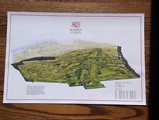 Muirfield - Scotland--Vintage Golf Course Maps print (24" x 16")