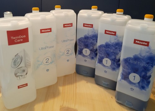 Miele Waschmittel Ultra Phase 1 und 2, 5Stück Plus 1mal Twindos Care alles NEU ! - Bild 2 von 2