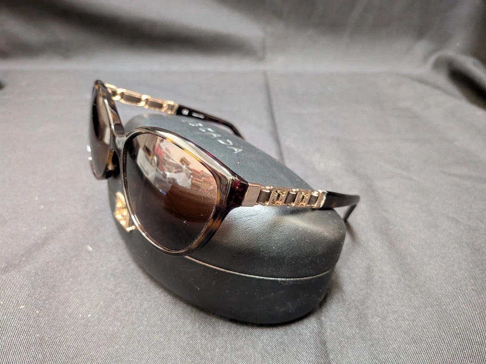 GAFAS DE SOL POLARIZADAS ESCADA SES 305 con estuche marrón tortuga/dorado Foto 3 de 4