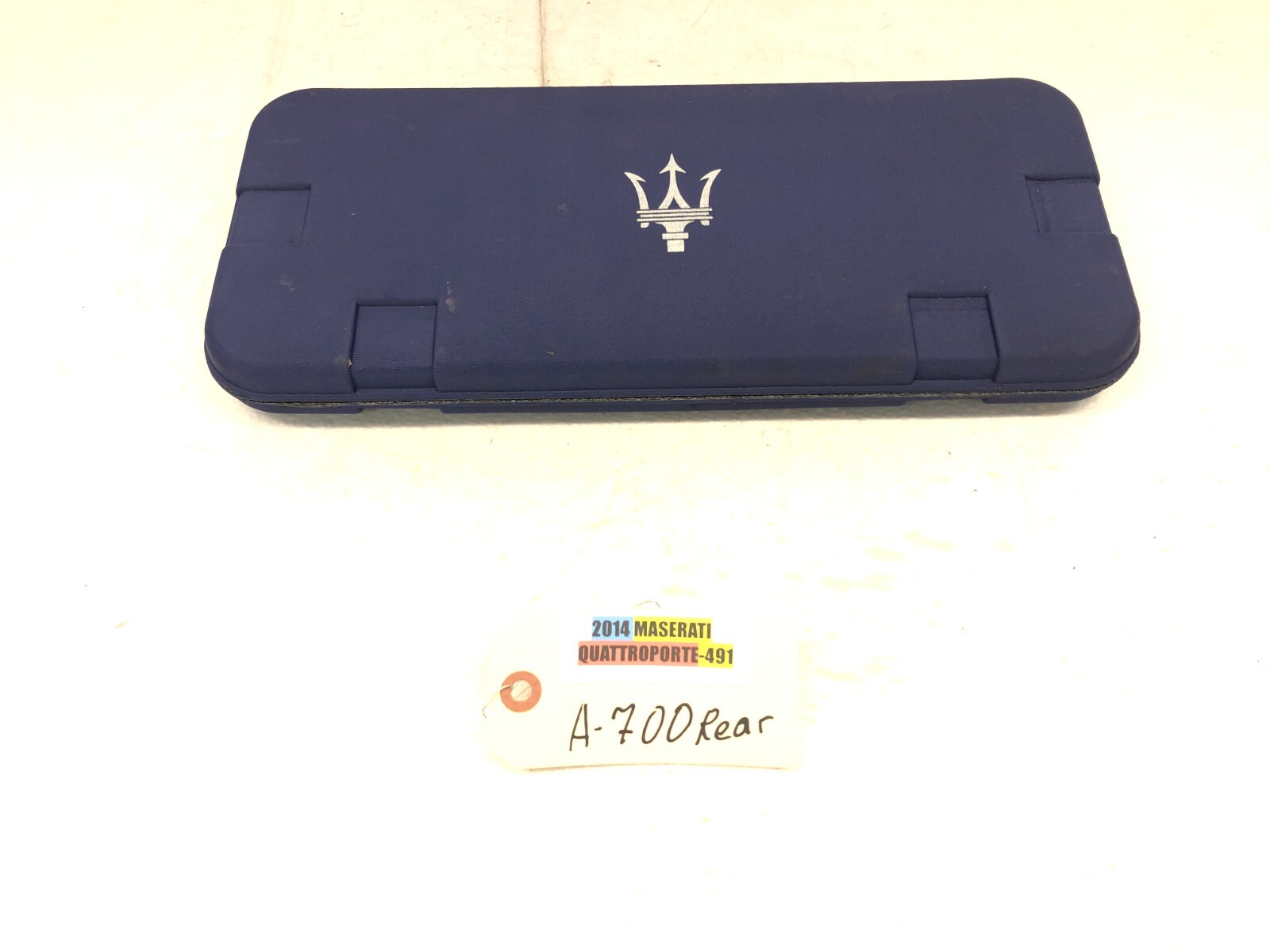 2014-2020 MASERATI QUATTROPORTE EMERGENCY WHEEL SPARE TIRE TOOL KIT CASE BOX OEM