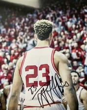 TRAYCE JACKSON DAVIS TJD SIGNED AUTOGRAPH 8X10 PHOTO COA INDIANA HOOSIERS D