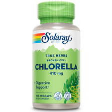 Solaray Chlorella Capsules, 410 mg, 100 Count