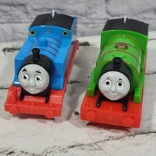 Thomas And Friends Motorized Train Engines Lot Of 2 Percy Thomas