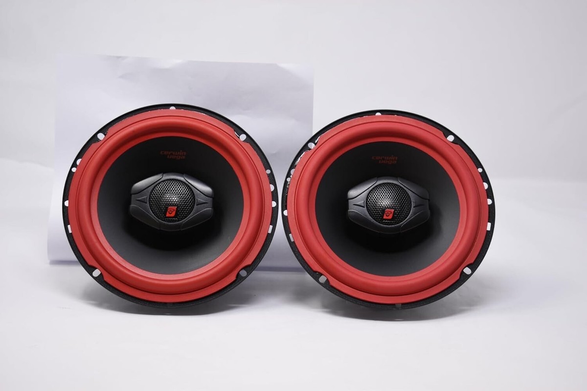 Cerwin-Vega V465C 6.5" Component Speakers - 400W Max 2-Way System With Titanium Tweeters