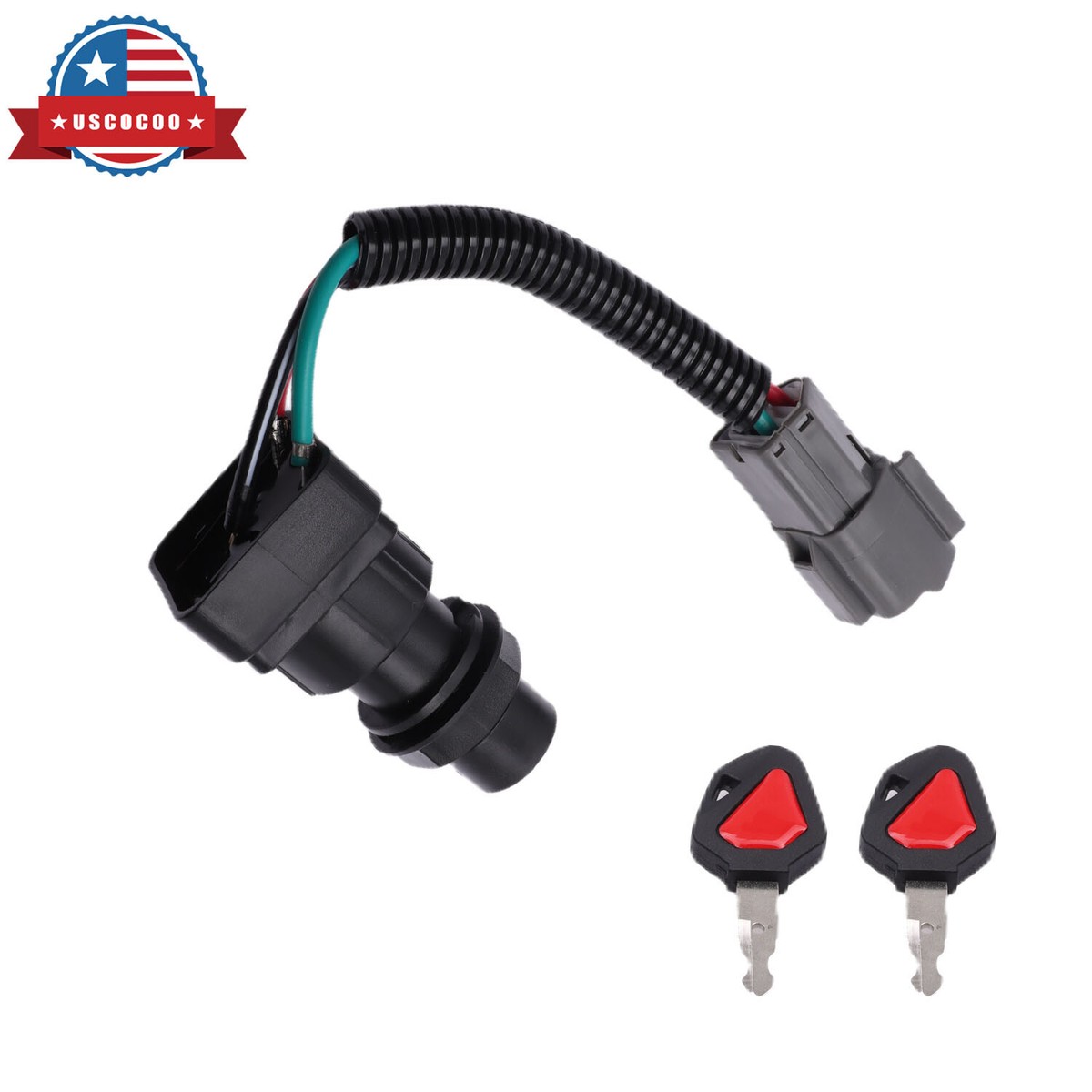 Ignition Switch for Kubota KX018-4 KX033-4 KX040-4 KX057-4 KX080