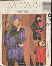 McCall's Misses/ Petite Jackets and Hat Sewing Pattern 4217, Uncut, Out of Print