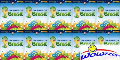 (10) 2014 Panini World Cup Soccer Brazil FIFA 72 Page Sticker Collector Album!