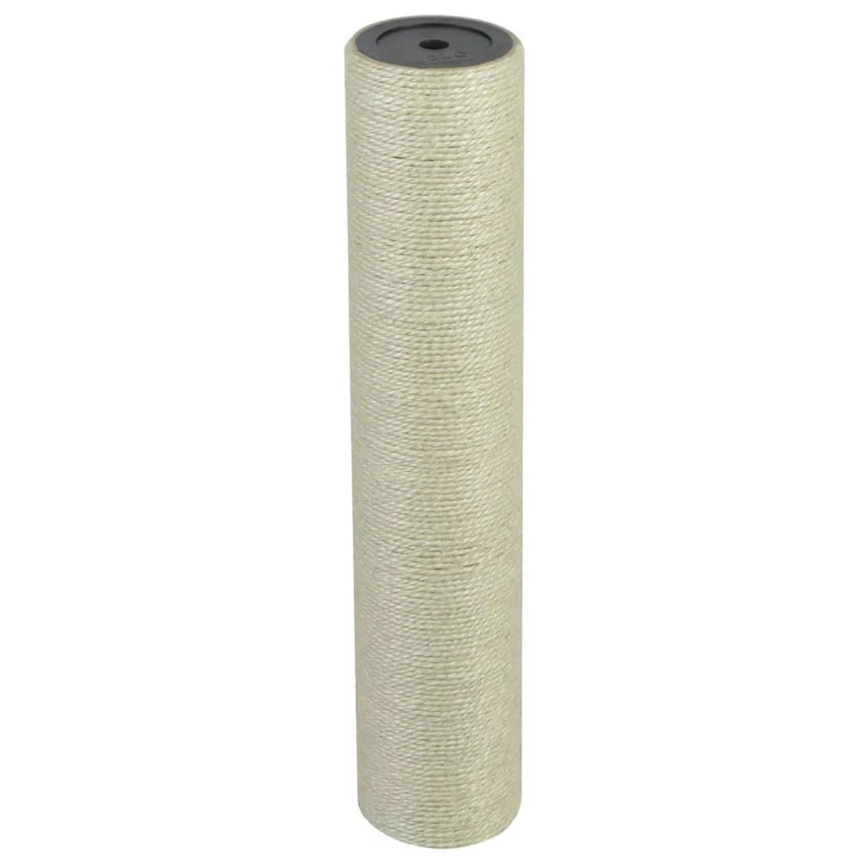 Griffoir pour Chats 8x60 cm 10 mm Beige Grattage Jouet Chats Chaton vidaXL - Photo 2/4