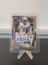 2025 Bowman Chrome U Malik Rutherford Auto Refractor /299 #BCA-MR Georgia Tech
