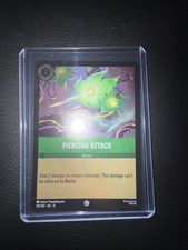 Super Rare Disney Lorcana piercing attack error Card Crumple