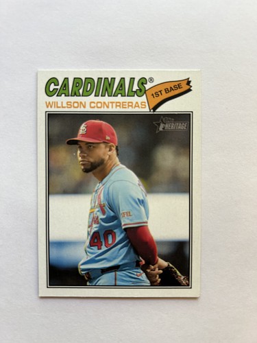 2026 Topps Heritage #156 Willson Contreras | Baseball Card