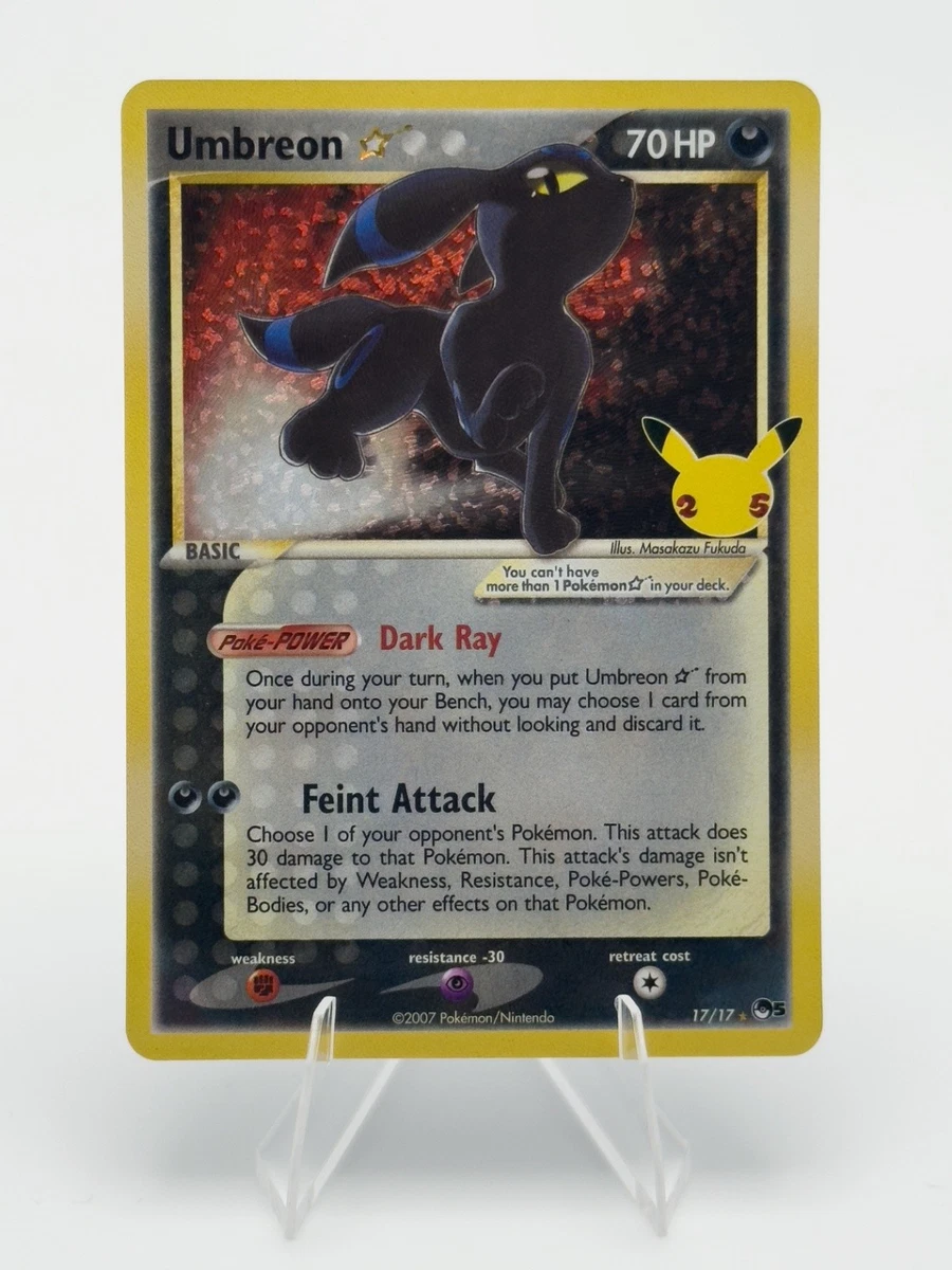 Umbreon Star 17/17 Celebrations: Classic Collection for sale | eBay