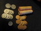 Lot Mixed Canadian Coins 1940+ Total Of 90+ Coins See Pictures