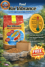 Tetra Pond Koi Vibrance 1.43 lb Floating Soft Sticks Spring  Fall Diet
