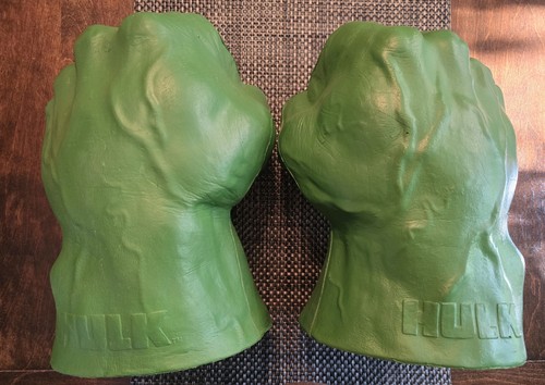 Vintage 2003 Marvel Incredible Hulk Electronic Hulk Hands Tested & Works RARE