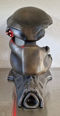 Sideshow Predators Battle Damaged Classic Mask Prop OVP & SHIPPER aus Sammlung