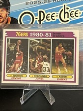 1981-82 Topps - Team Leaders Julius Erving, Maurice Cheeks, Caldwell Jones #59
