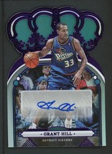 2022-23 GRANT HILL 08/25 AUTO PANINI CROWN ROYALE DIE-CUT AUTOGRAPHS