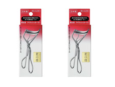  Set of 2 Shiseido Makeup Eyelash Curler Regular w/ ONE Refill Rubber Pad Japan
