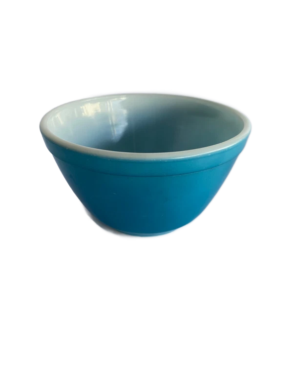 Pyrex Cinderella Mixing Bowl Turquoise Opal Glass
