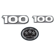 100 HP Decal Sticker for Yamaha Outboard Engine Cover Horsepower Mark 4 Stroke