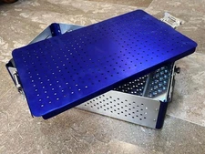 scissor 45o lot of 2 rothon set of 20 with case suction painfil & aluminium box