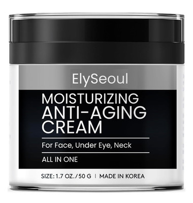 Korean 6-in-1 Men s Face Cream | Anti-Aging Moisturizer with Retinol & Caffeine