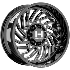 20x10 Hostile H140 Twister Blade Cut (Black Milled) Wheel 8x180 (-19mm)