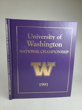 University Of Washington National Championships 1991 Book College Football NCAA