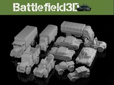 Italian WW2 Vehicles 1/56 (28mm) Resin Models - Bolt Action etc