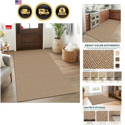 Boho Rugs for Entryway 3x5 ft Washable Area Rug Non Slip Rubber Backed Entry ...