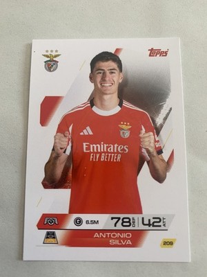 Topps Match Attax Champions League 2025-26 No. 209 Antonio Silva