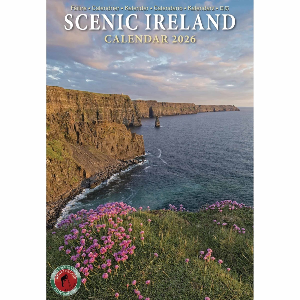 Scenic Ireland A5 Calendar 2026, Wall Calendars, Month To View, Travel, Gift