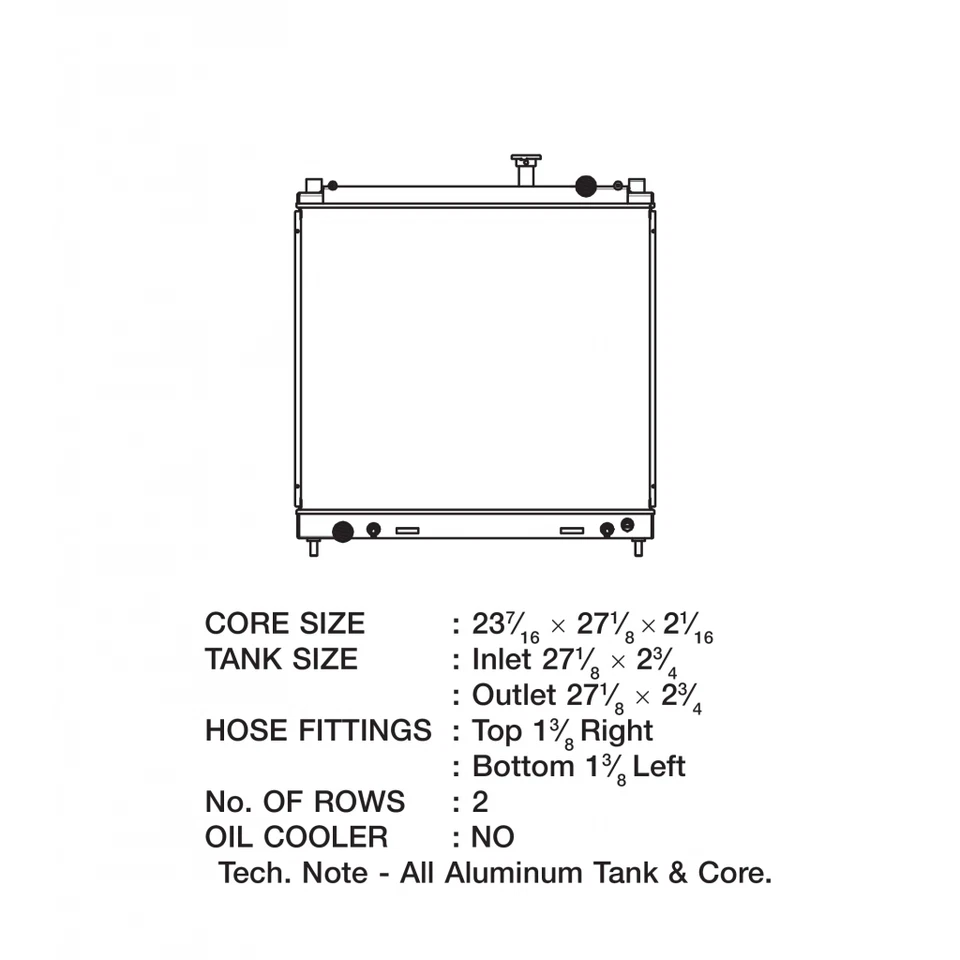 CSF For Nissan Titan 2004-2014 Radiator - Изображение 2 из 4