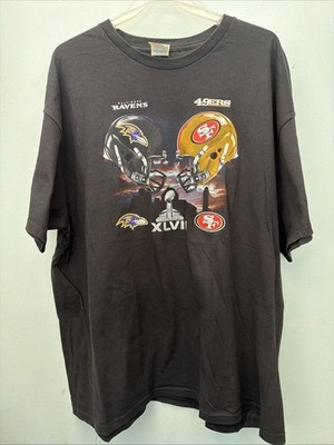 2013 Super Bowl XLVII   Ravens Vs 9ers Size 2XL
