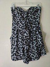 Express Womens Strapless 1 Piece Romper Side Zip Romantic Feminine NWT Size 8