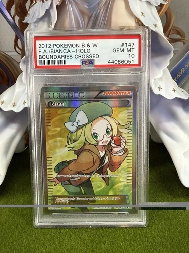 2012 POKEMON BLACK & WHITE BOUNDARIES CROSSED #147 FULL ART/BIANCA PSA 10 GEM MT