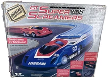 GT Super Screamers Race Track 1990 World Of Wonder Complete In Box & Instruction