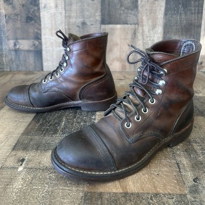 Red Wing 8111 Iron Ranger Work Boots Mens 4.5 D | eBay レッド